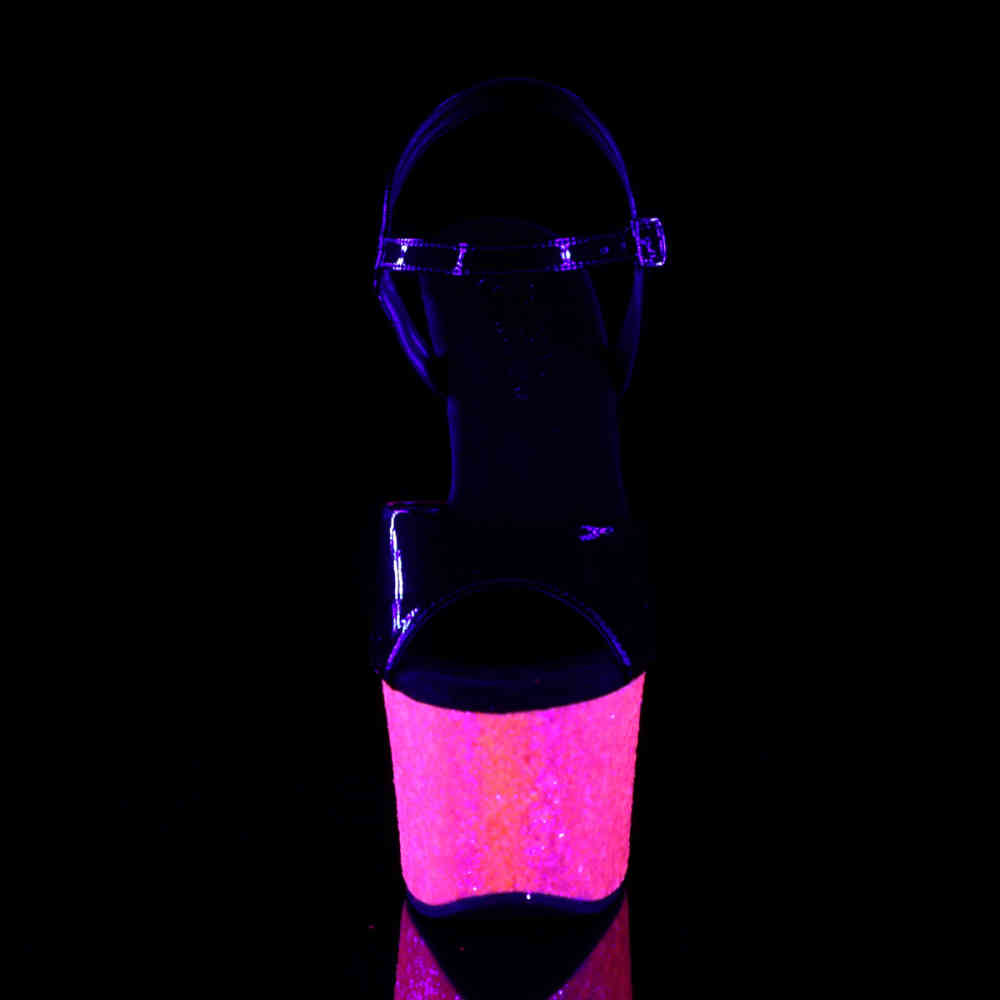 Pleaser - SKY-309UVLG Ankle strap sandal, Pole dance shoes - Pole dance shoes - Pink